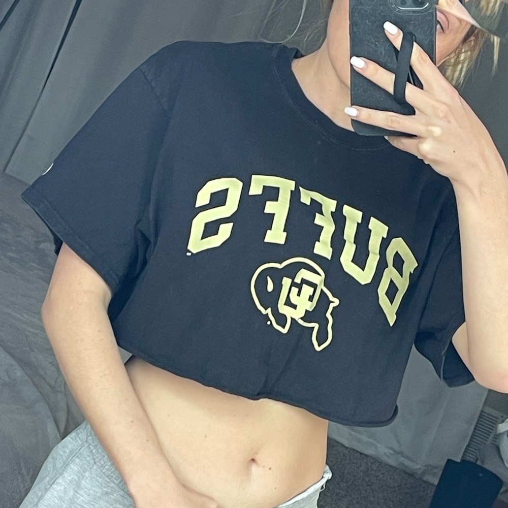 Colorado Buffs crop top (CU)